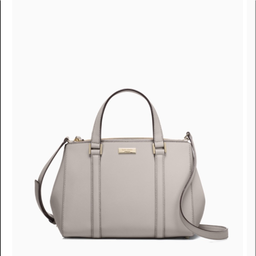 KATE SPADE Newbury Lane Loden Gray Satchel